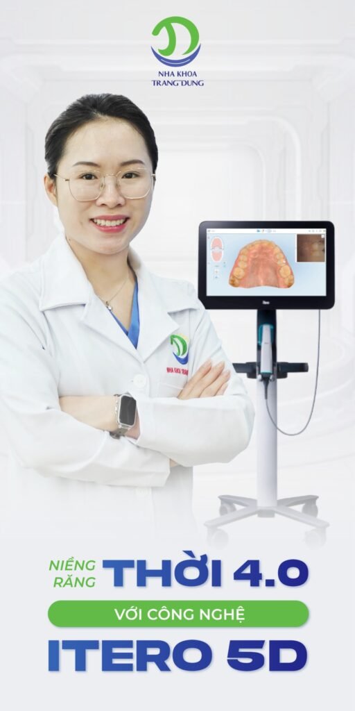 Niềng răng giảm 50% – Tặng thêm máy tăm nước! Niềng răng uy tín hà nội 4.0 với công nghệ ITERO 5D tại nha khoa trang dung