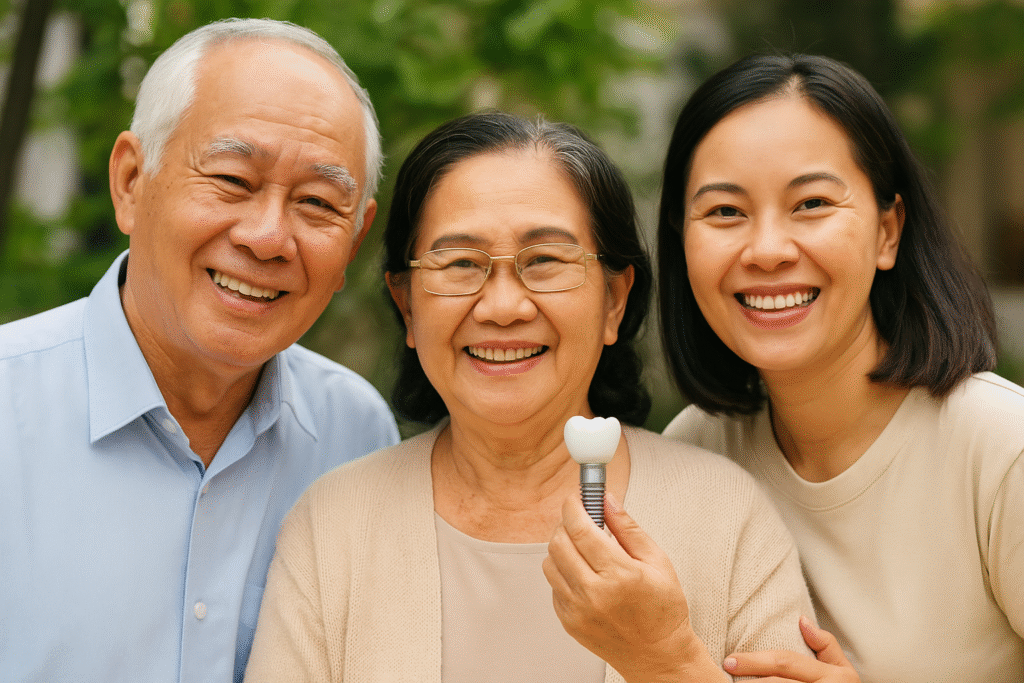 Món quà thể hiện sự hiếu thảo dành cho ba mẹ mùa Vu Lan BÁo Hiếu 2025. Trồng Răng Implant