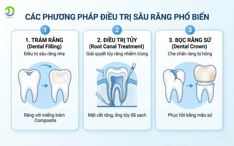 Phương pháp điều trị răng sâu